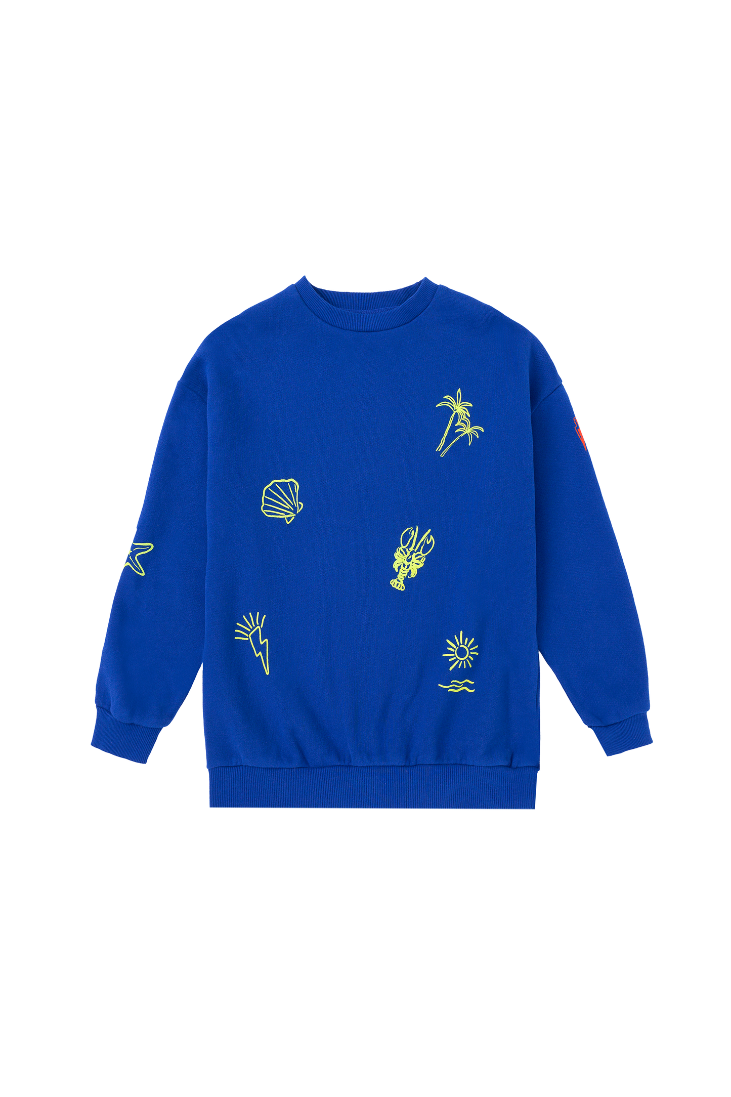 Kids Blue Summer Icon Sweatshirt