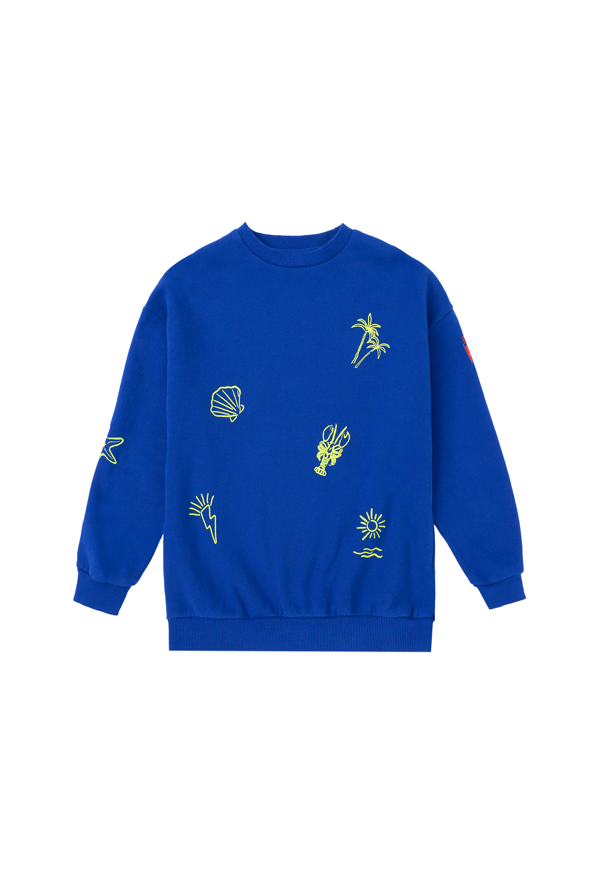 Kids Blue Summer Icon Sweatshirt