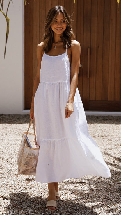Nico Maxi Dress - White