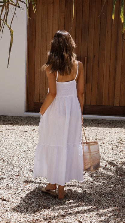 Nico Maxi Dress - White