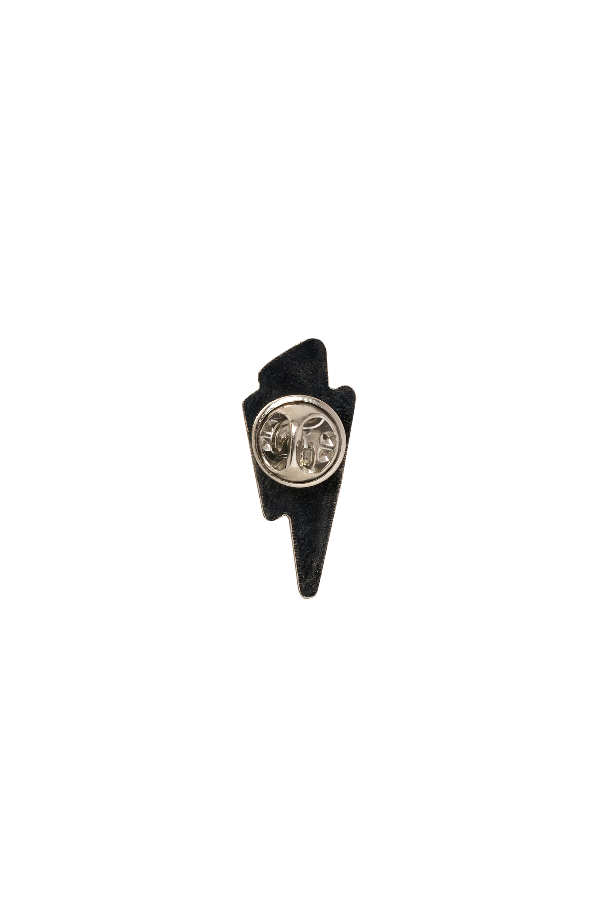 Blue Lightning Bolt Pin Badge