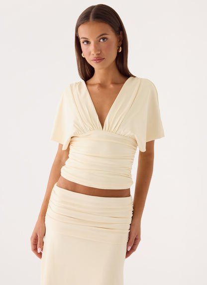 Lorelei Top - Soft Butter Yellow