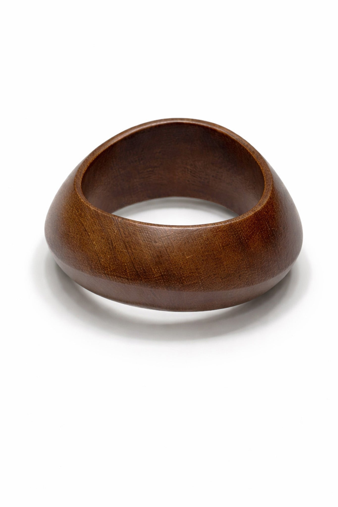 Idyllwild Wavy Wooden Bangle Bracelet