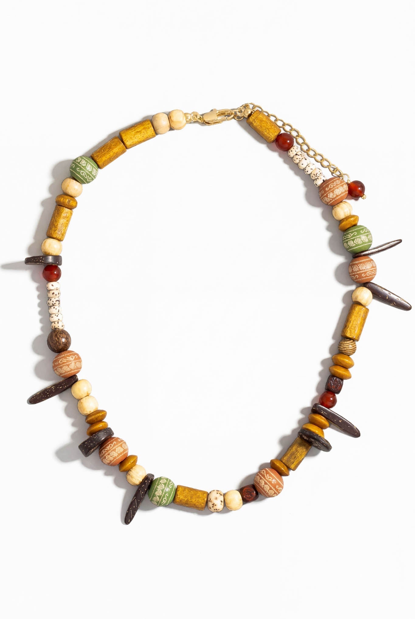 Ojai Multicolor Boho Beaded Necklace