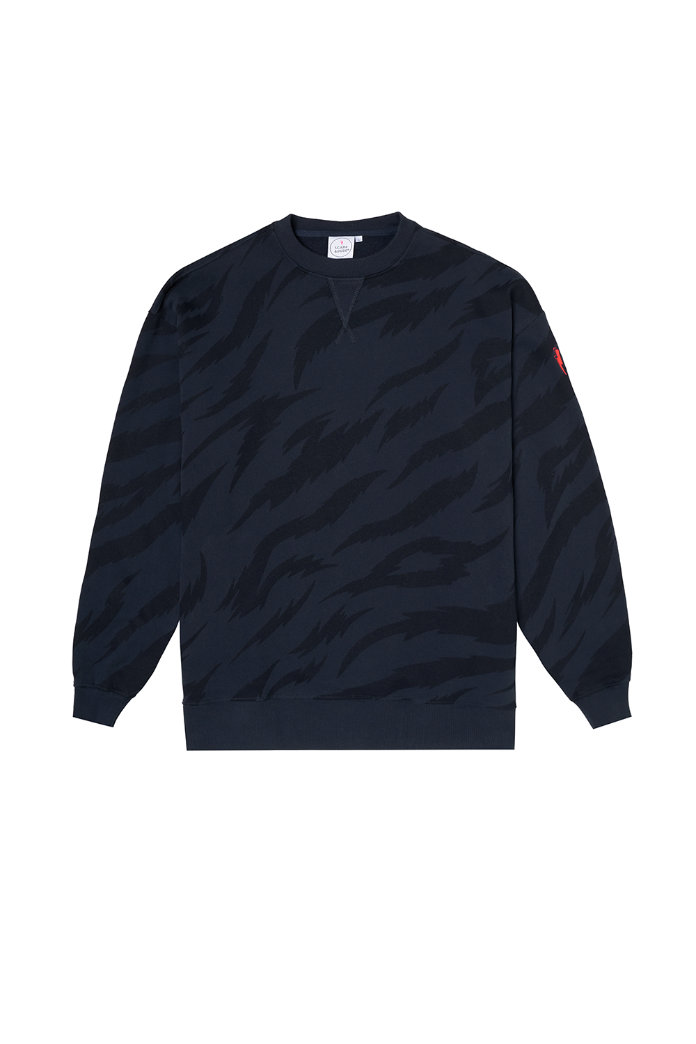Men's Navy with Black Tiger Sweatshirt