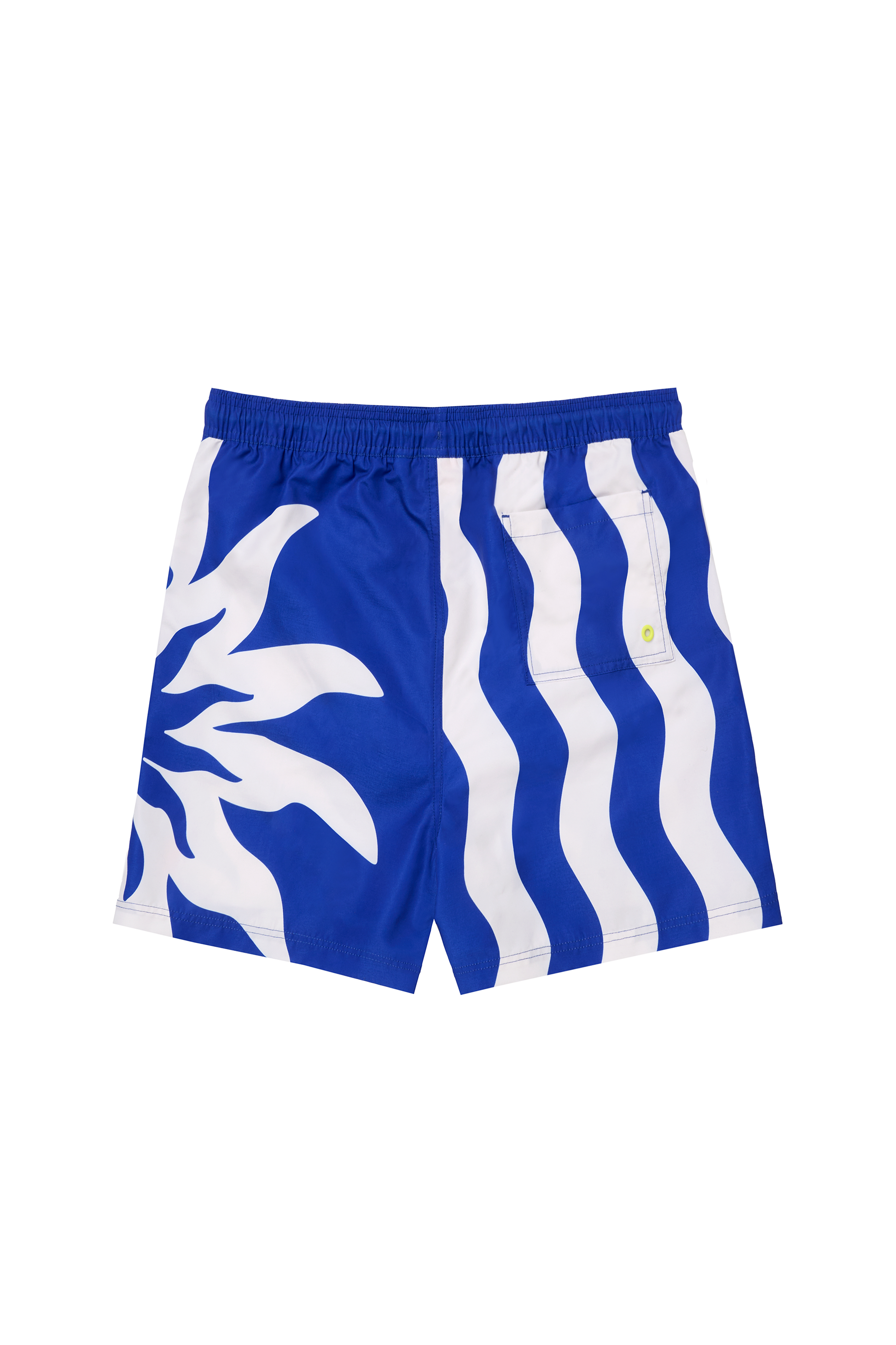 Men's Blue Sunstar and Stripe Swim Shorts