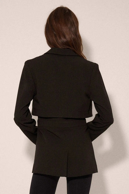 Push the Envelope Layered Belted Blazer