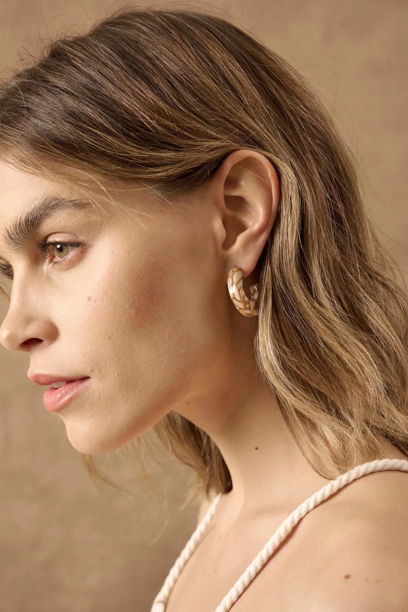 Echo Park Cellulose Acetate Hoop Earrings