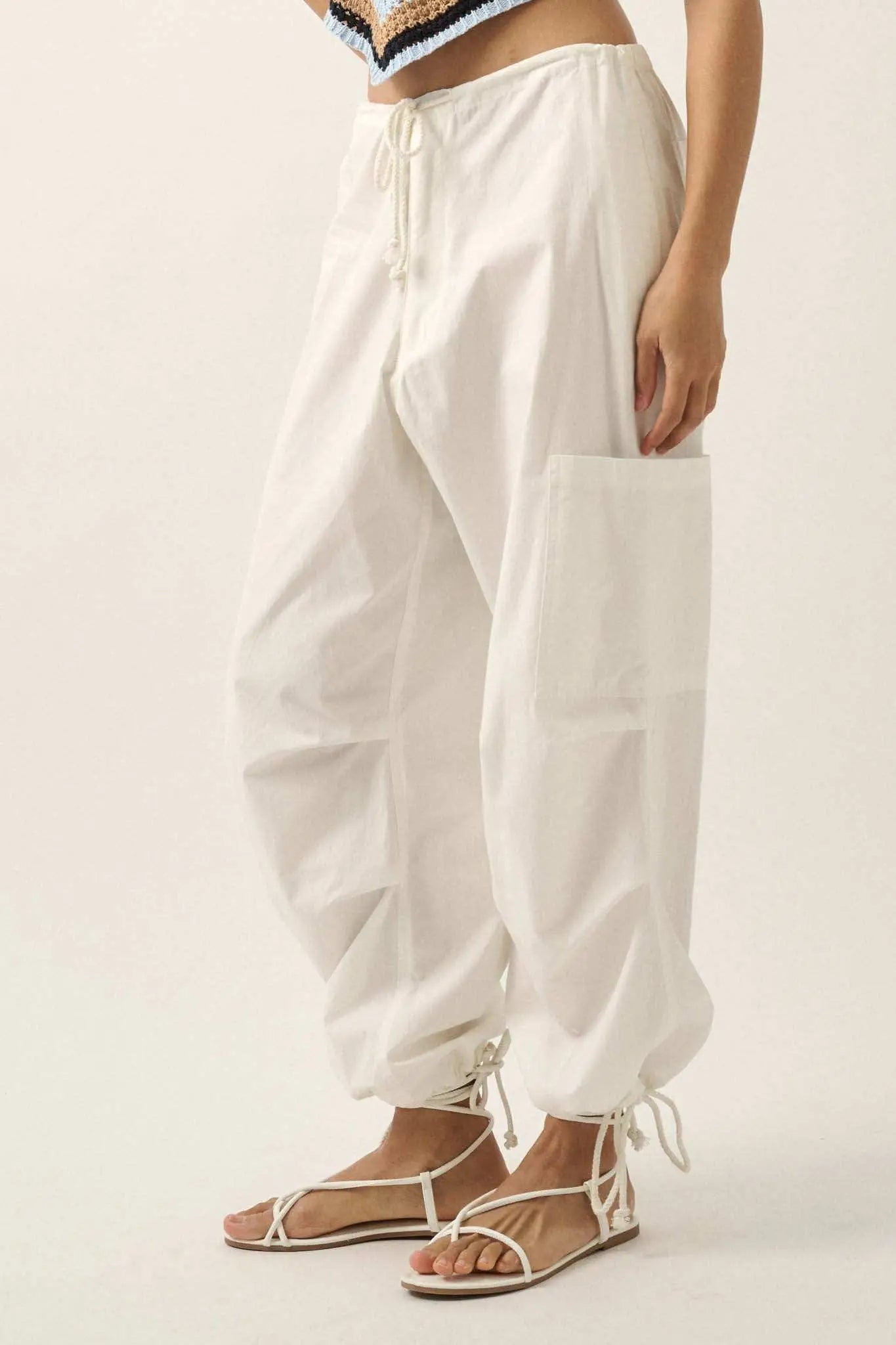 Leaps and Bounds Cargo Parachute Pants
