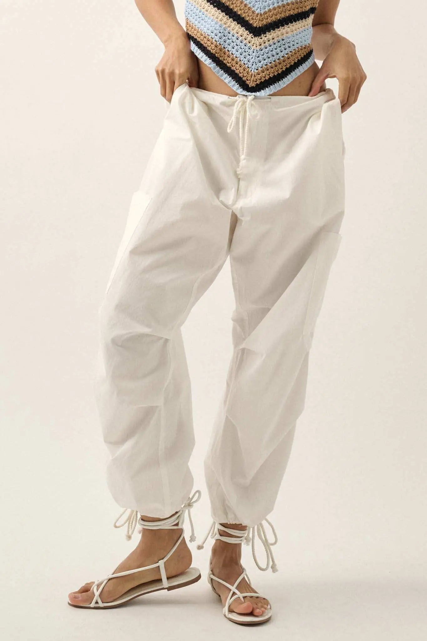 Leaps and Bounds Cargo Parachute Pants