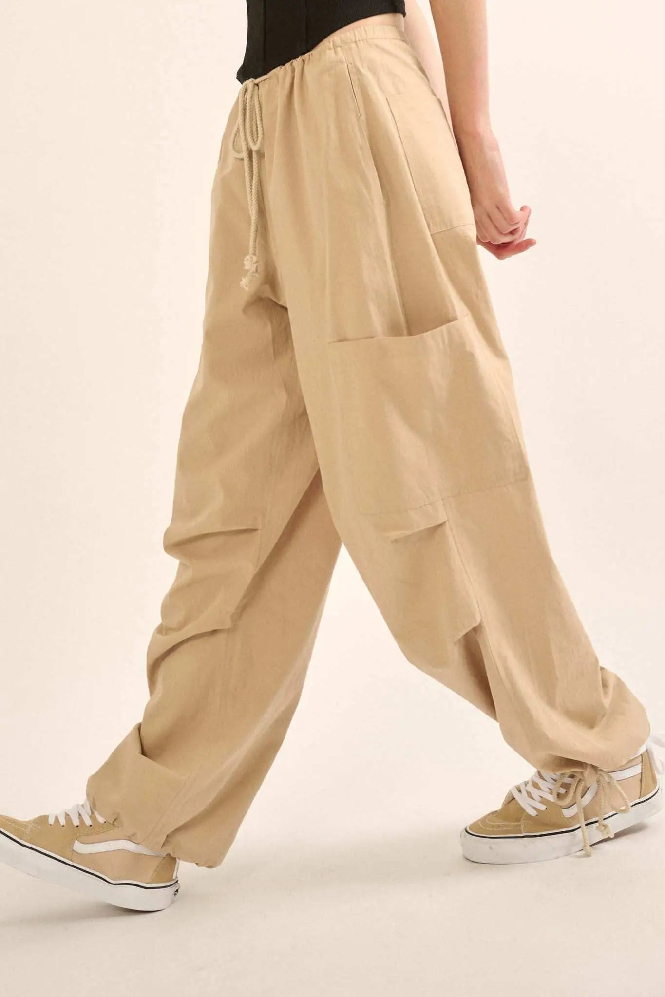 Leaps and Bounds Cargo Parachute Pants