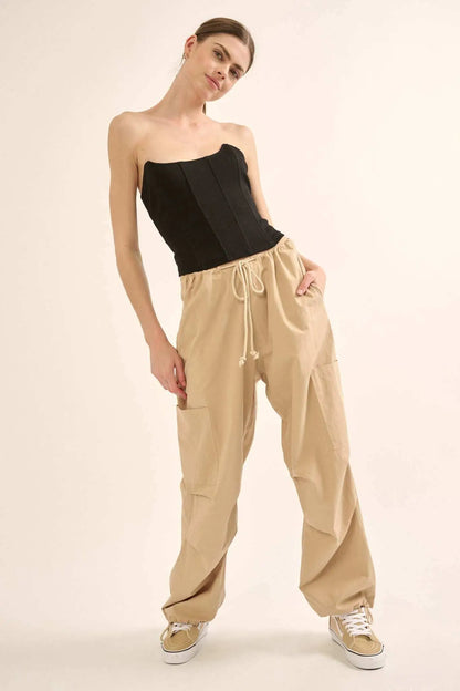 Leaps and Bounds Cargo Parachute Pants