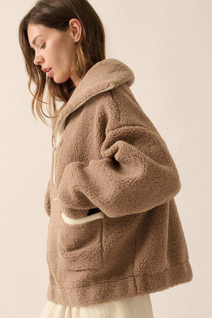 Snow Day Sherpa Fleece Half-Zip Pullover