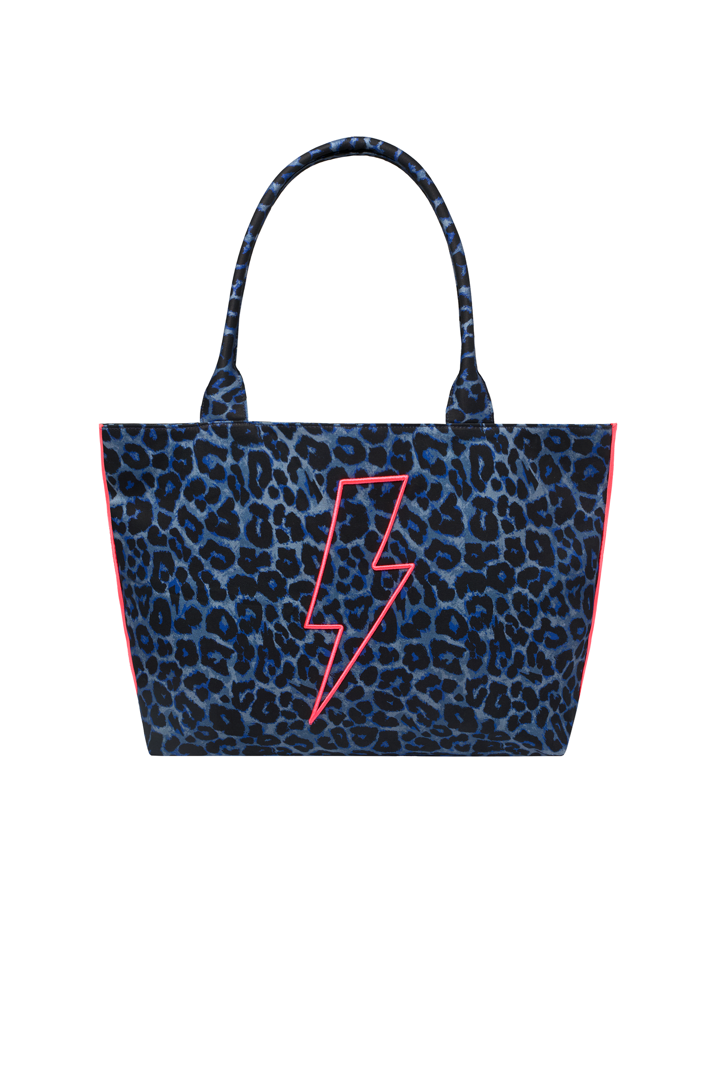 Navy Jaguar Canvas Shopper Bag