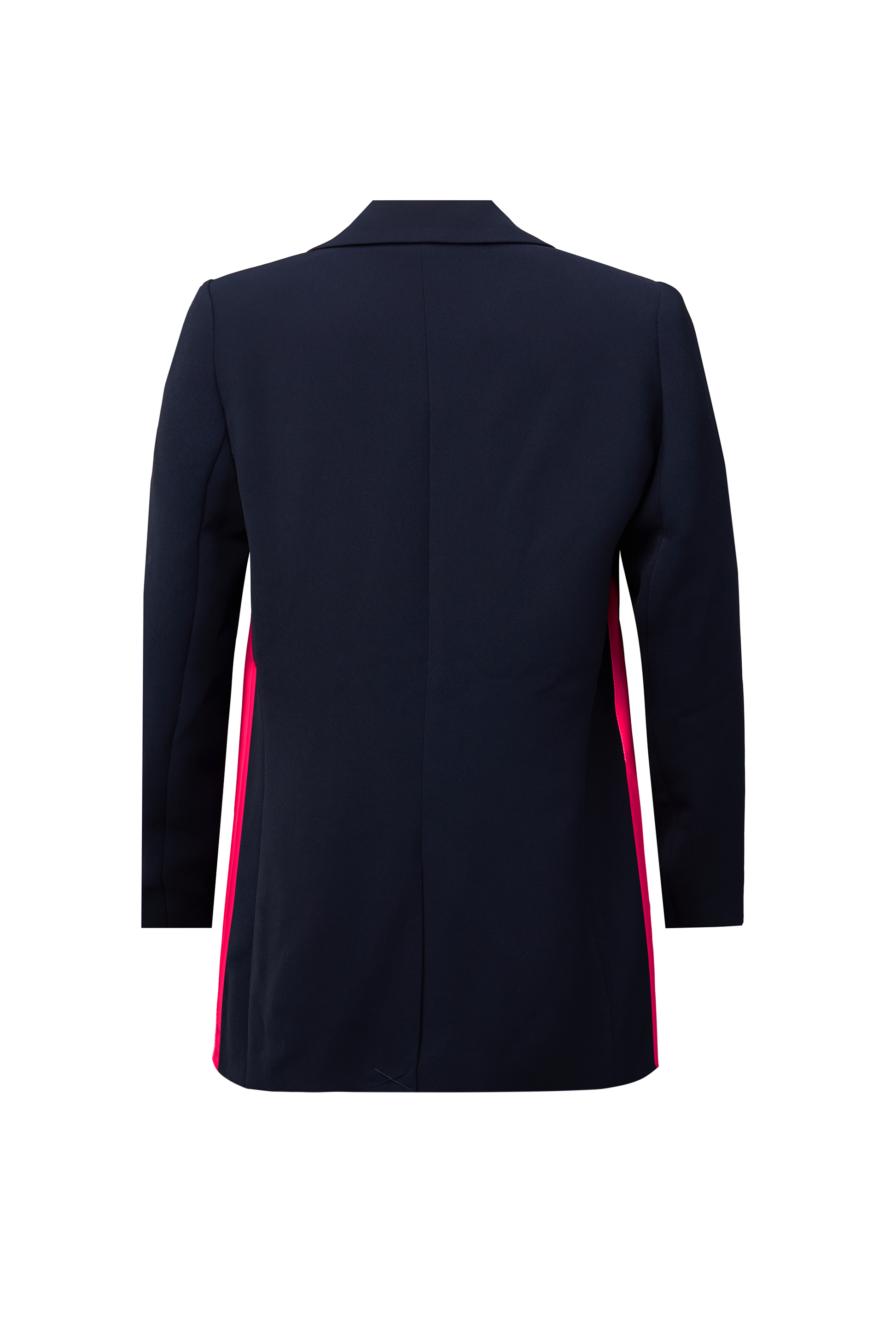 Navy with Pink Side Stripe Blazer
