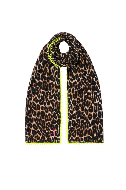 Scamp & Dude x Alison Hammond Neutral Jaguar Charity Super Scarf