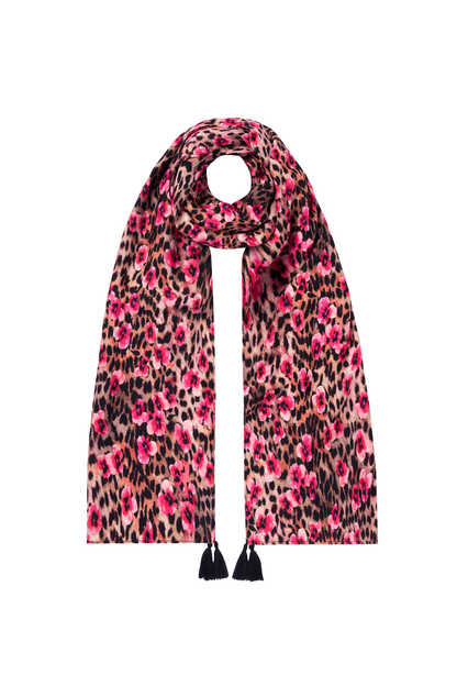 Neutral Paradise Cheetah Charity Super Scarf