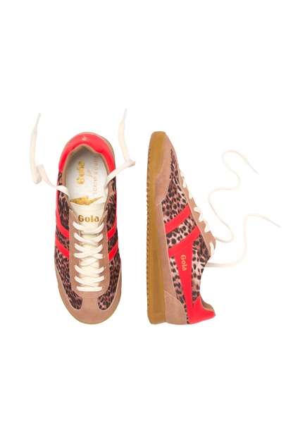 Gola for Scamp & Dude Neutral Cheetah Tornado Trainers