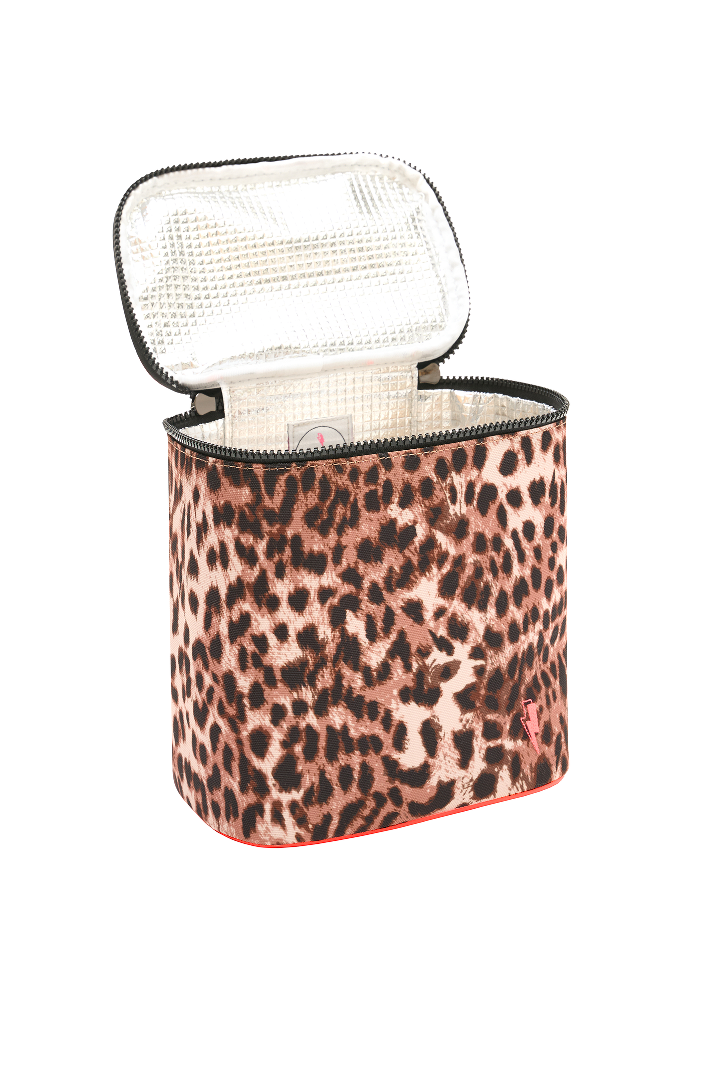 Neutral with Black Cheetah Lunch Bag