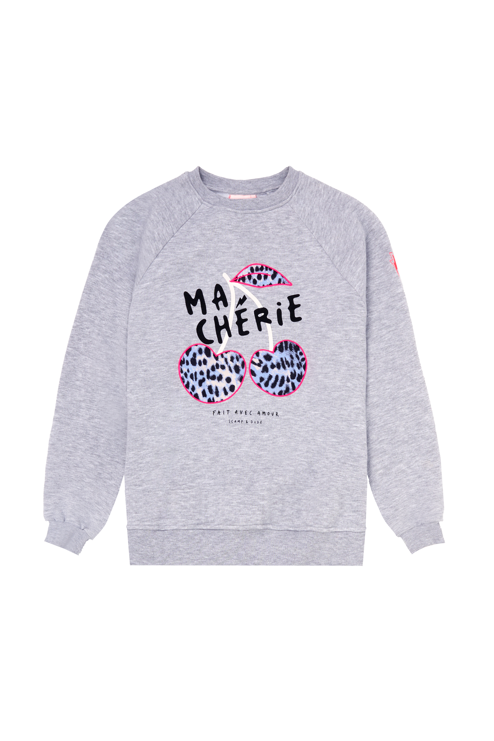 Light Grey Marl Ma Cherie Sweatshirt