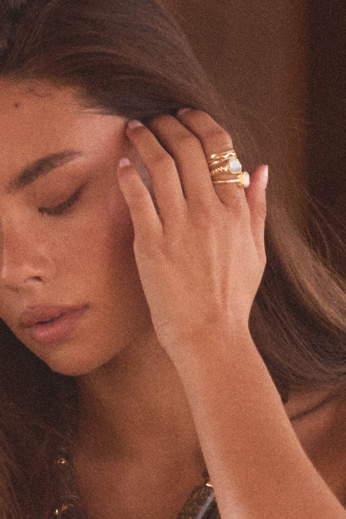 Cleone Twelve-Piece Assorted Gold Ring Set