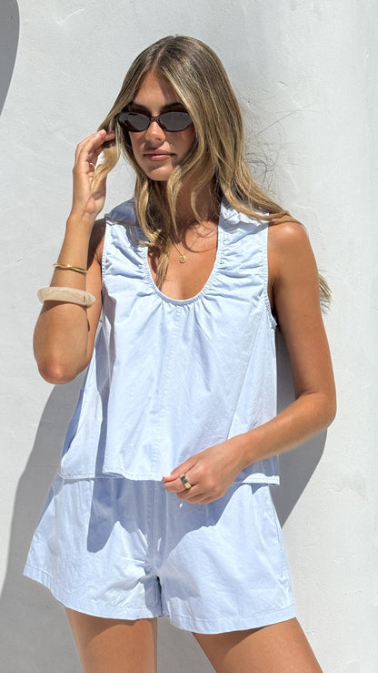 Vika Top - Blue