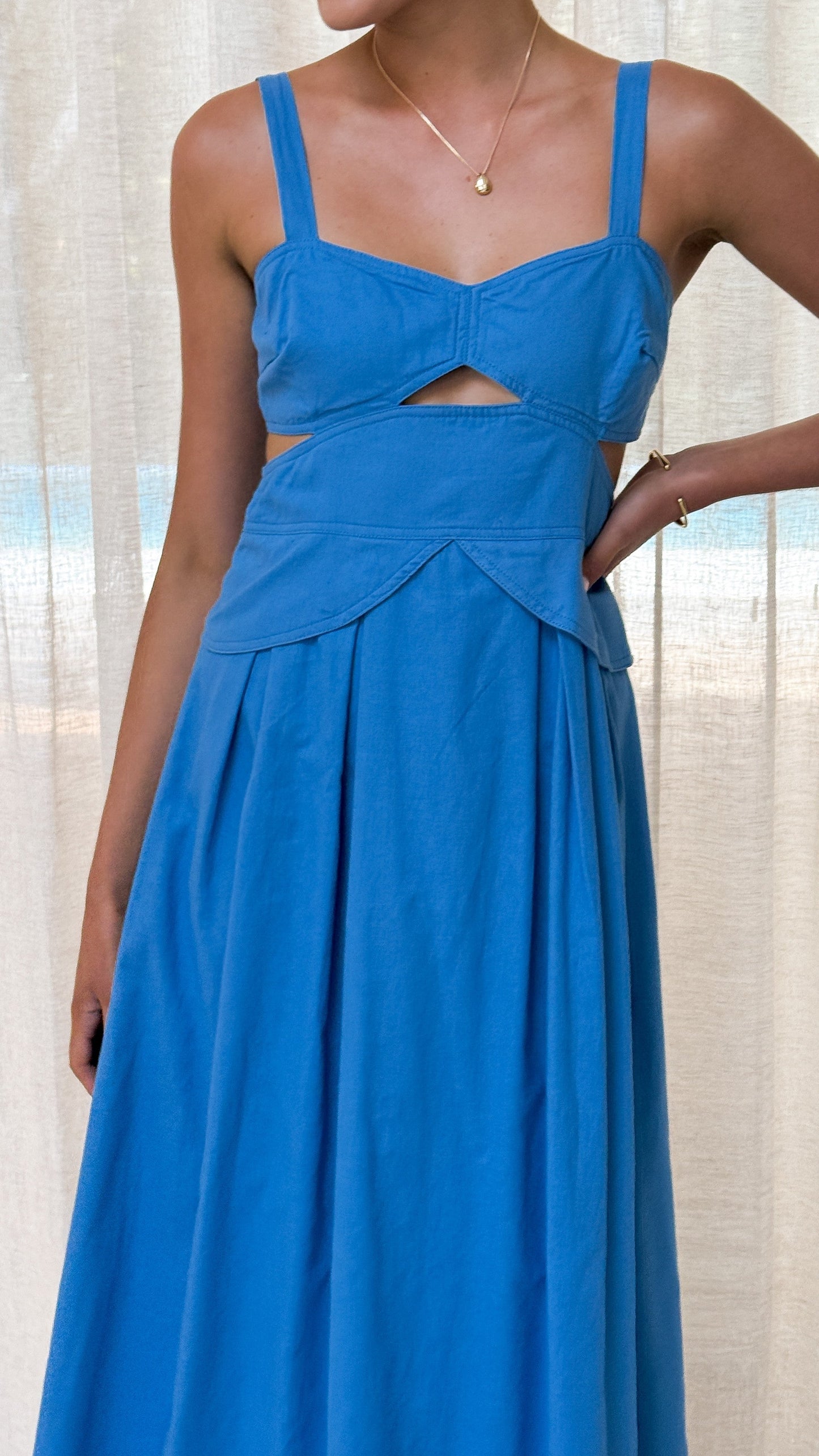 Harleigh Maxi Dress - Blue