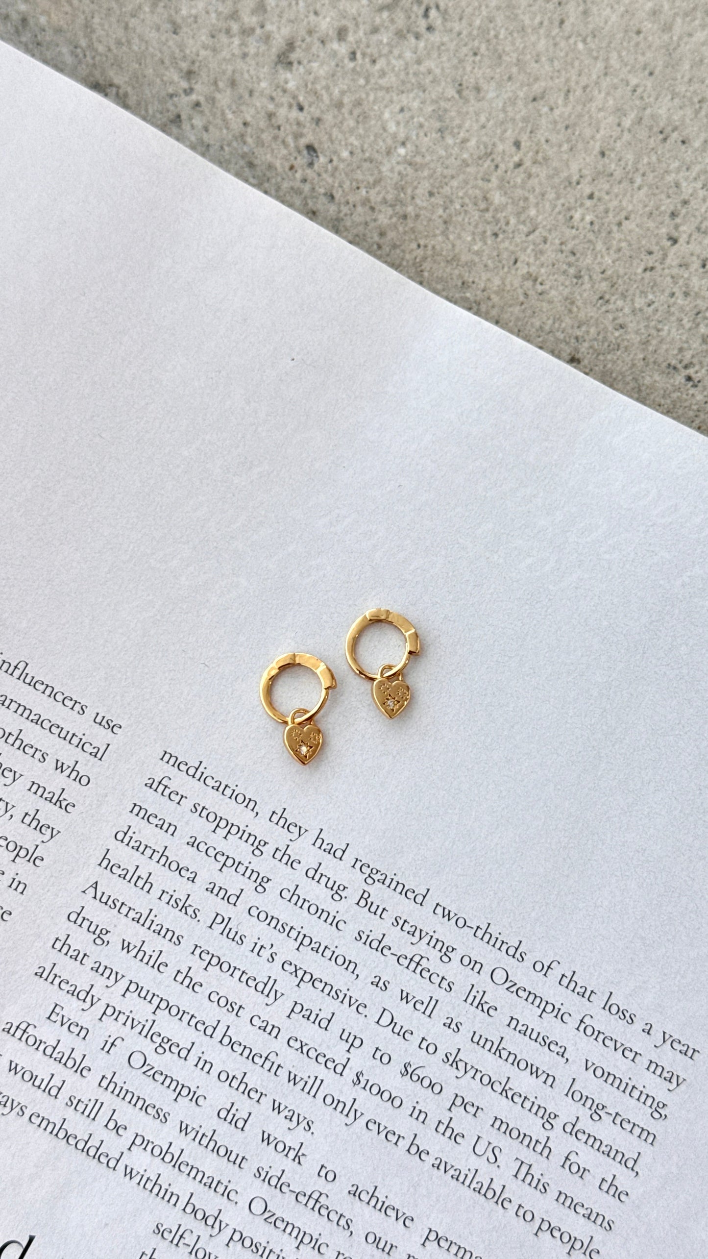 Luka Earrings - Gold