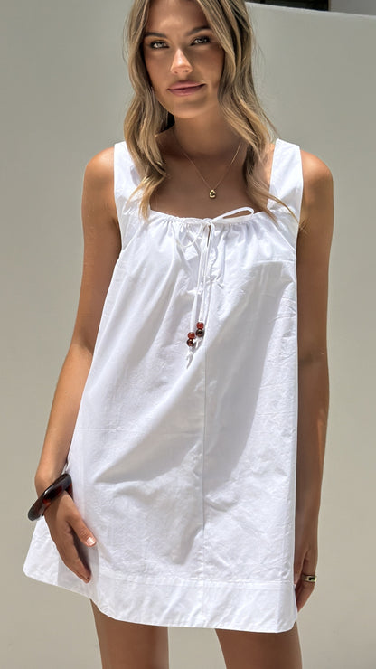 Kaia Mini Dress - White