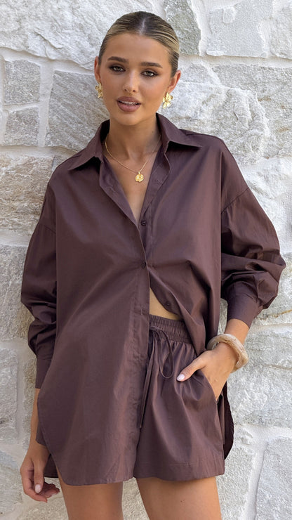 Rebekah Shorts - Chocolate