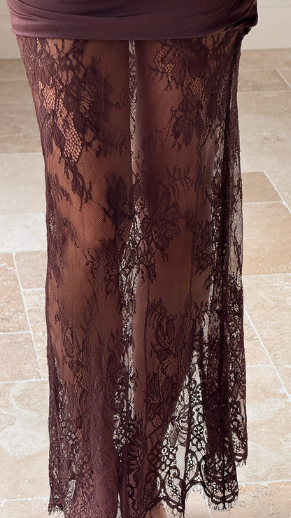 Estella Maxi Dress - Chocolate