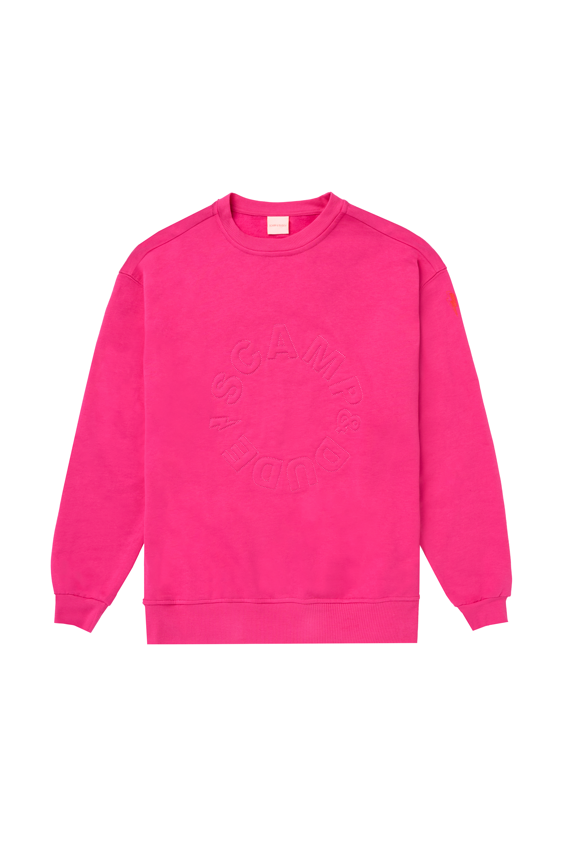 Pink Embroidered Logo Ultimate Sweatshirt