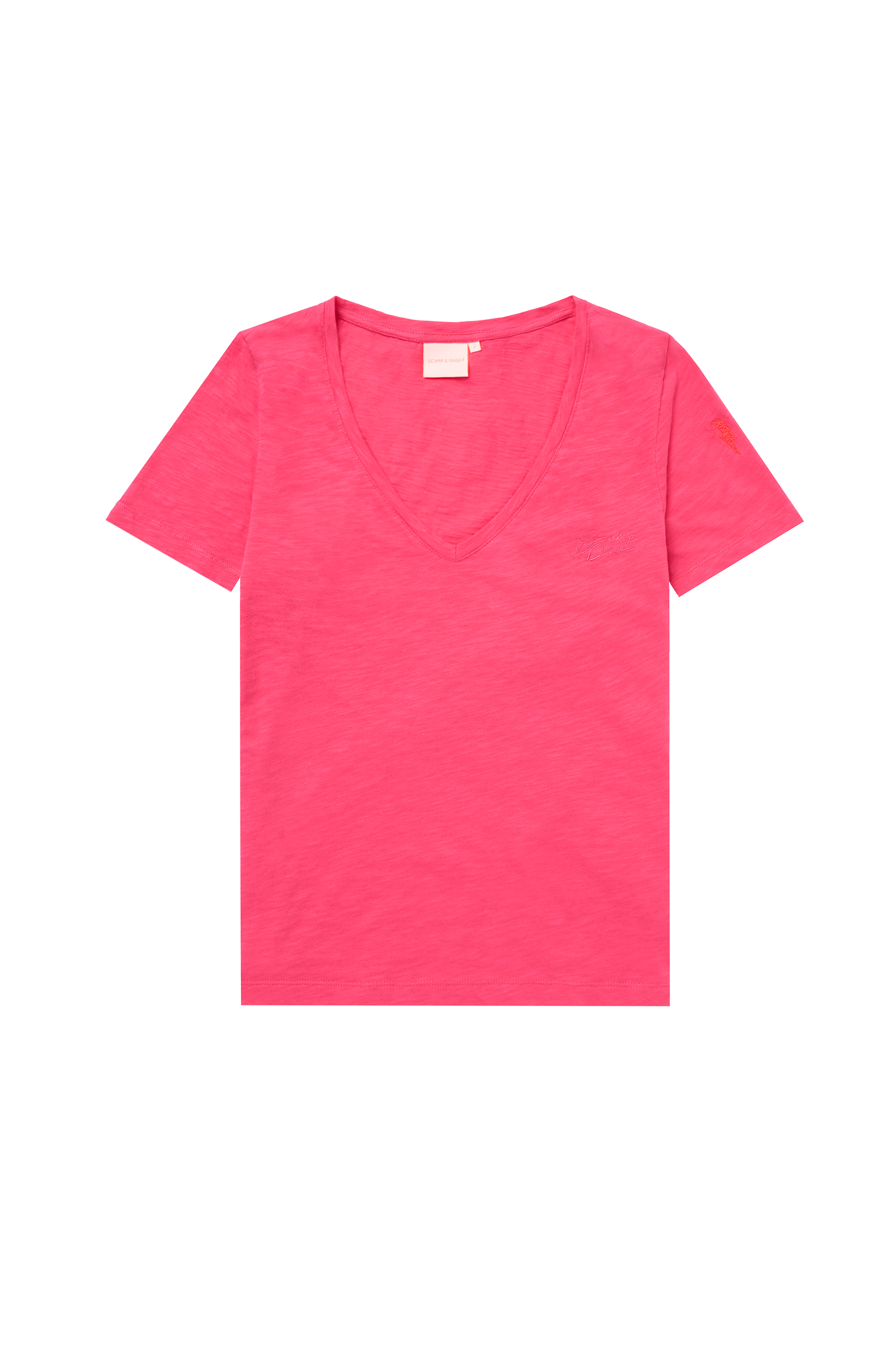 Pink V-Neck T-Shirt