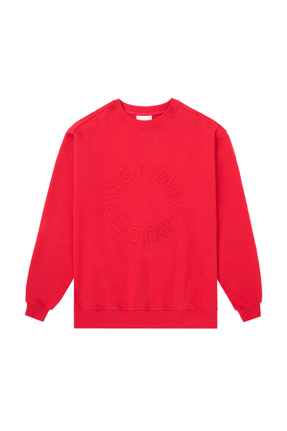 Red Embroidered Logo Ultimate Sweatshirt