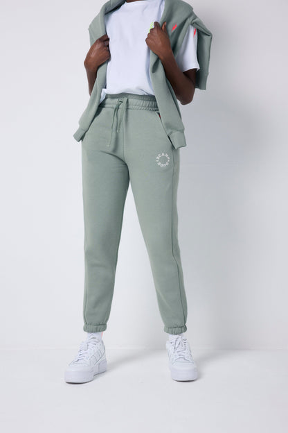 Khaki Scamp & Dude Logo Joggers