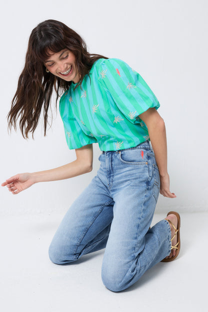 Authentic Light Indigo Boyfriend Jeans