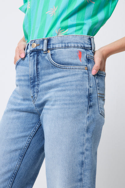 Authentic Light Indigo Boyfriend Jeans