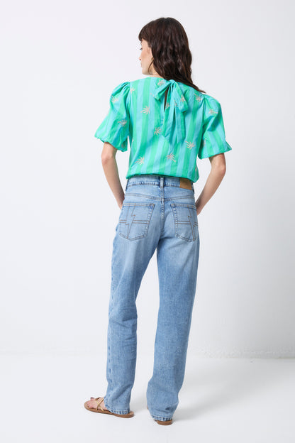 Authentic Light Indigo Boyfriend Jeans