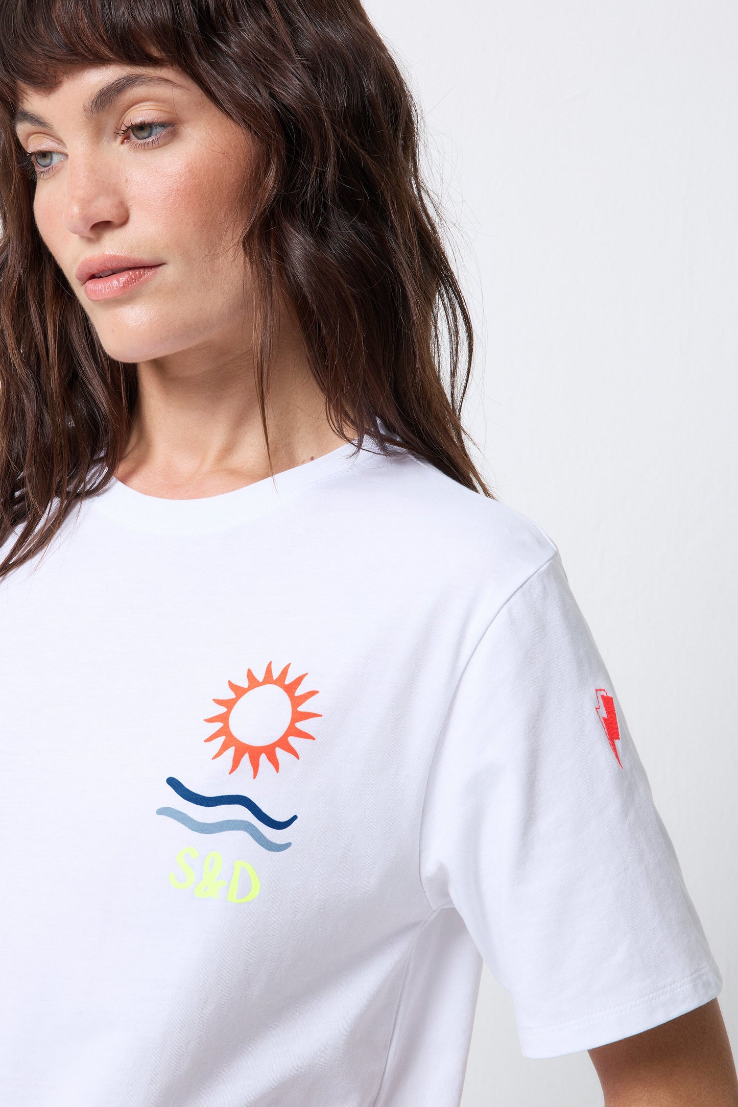 White Sun Graphic T-Shirt