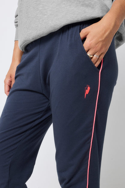 Navy Slouch Joggers