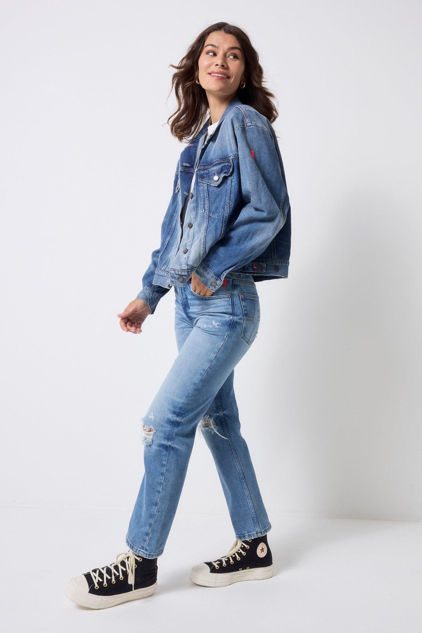 Indigo Blue Trucker Denim Jacket