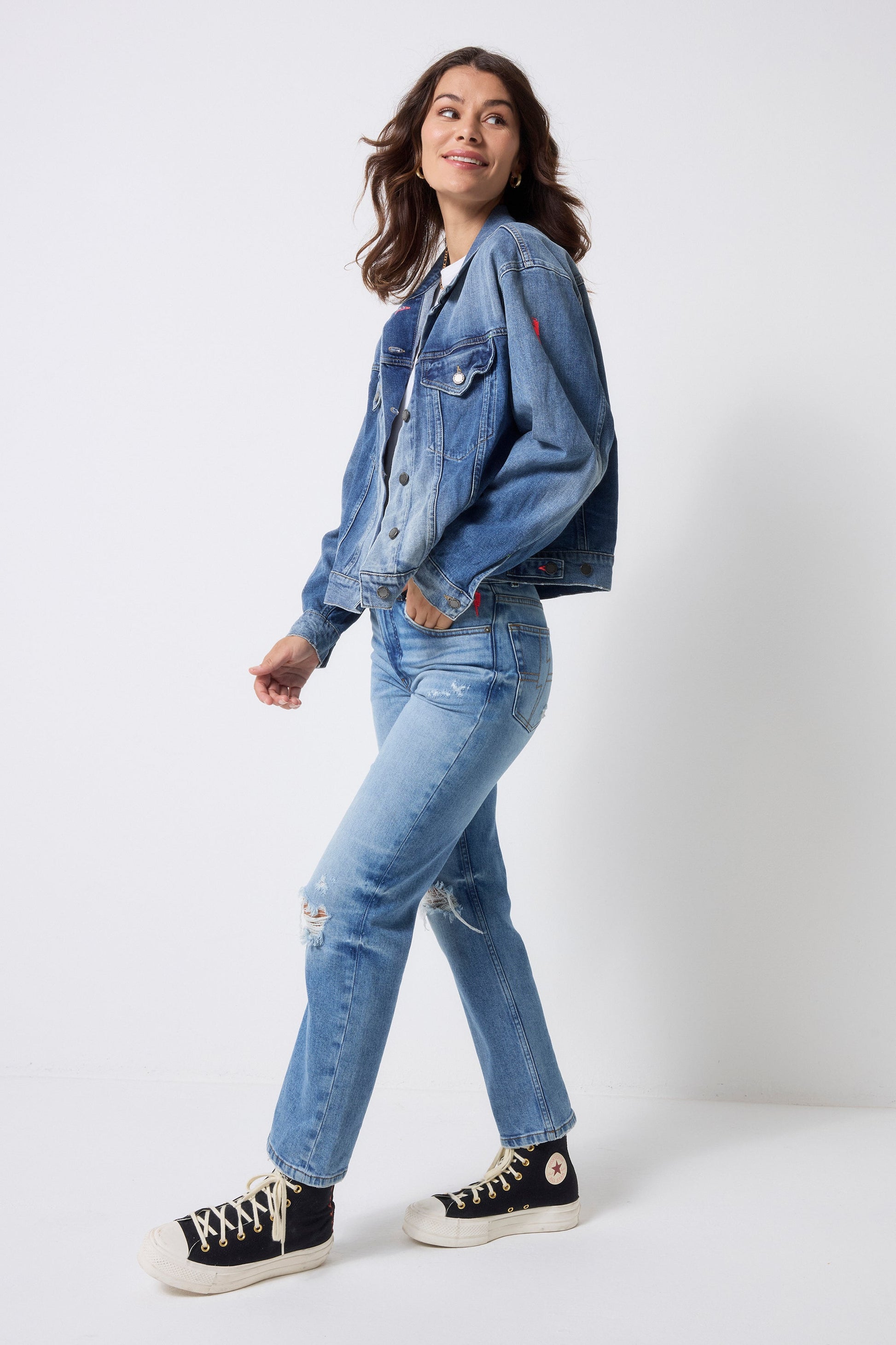 Indigo Blue Trucker Denim Jacket