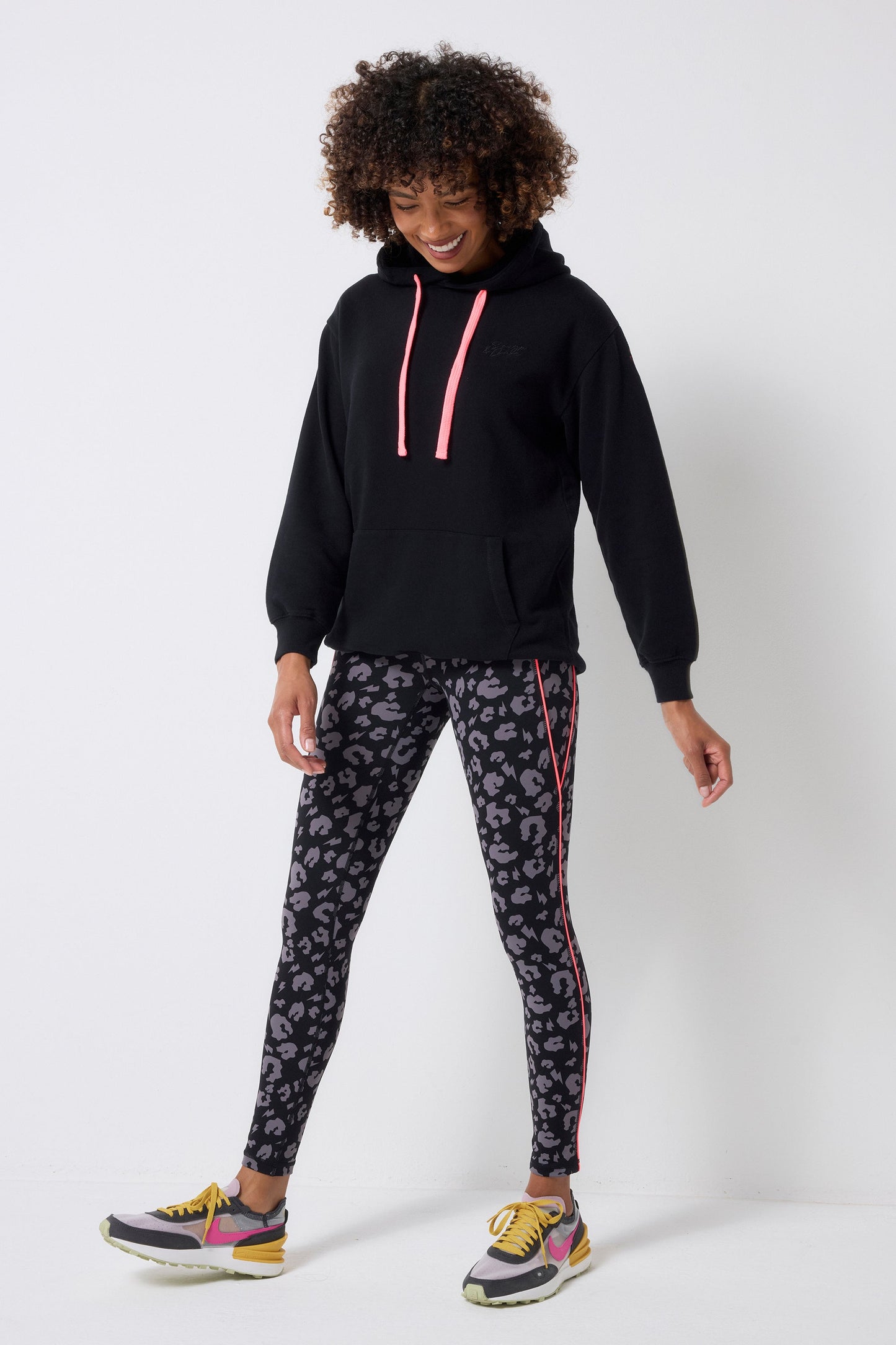 Black Longline Hoodie