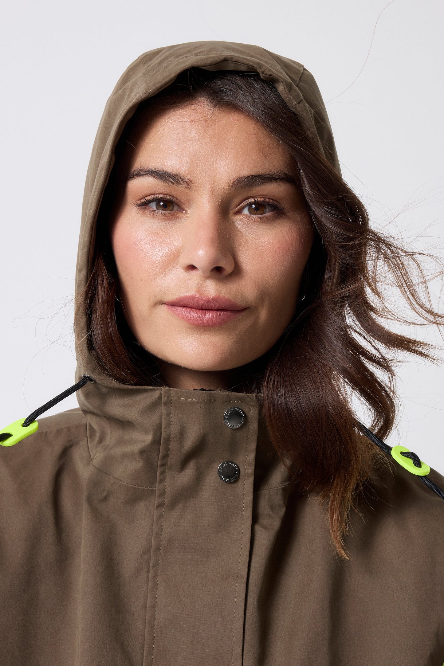 Khaki Longer Length Raincoat