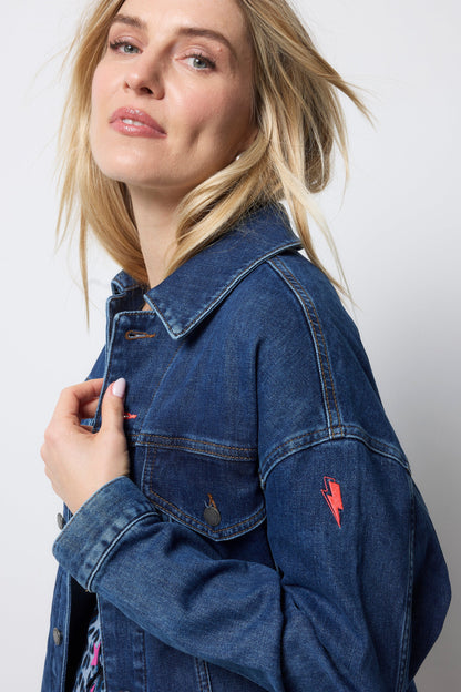 Indigo Wash Oversized Denim Jacket