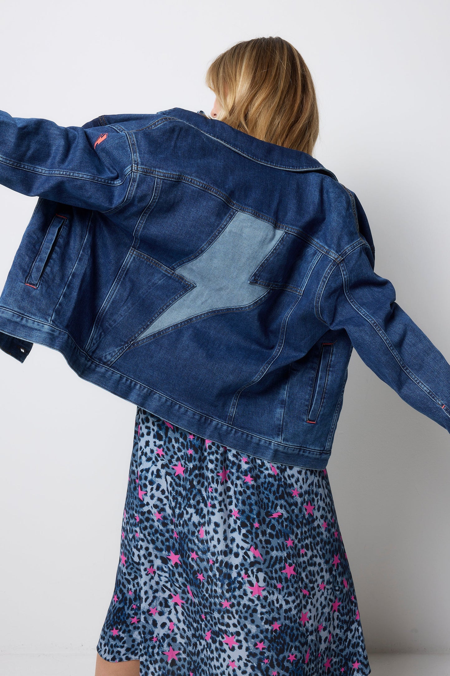 Indigo Wash Oversized Denim Jacket