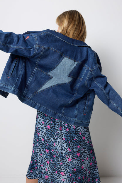Indigo Wash Oversized Denim Jacket