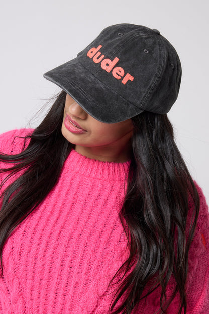 Washed Black Duder Cap