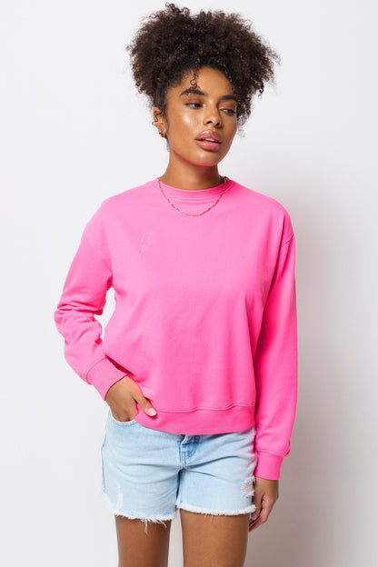 Neon Pink Washed Ultimate Sweatshirt