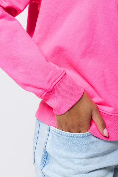 Neon Pink Washed Ultimate Sweatshirt